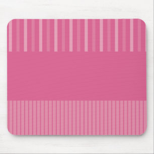 Pop - Rosa Streifen Mousepad