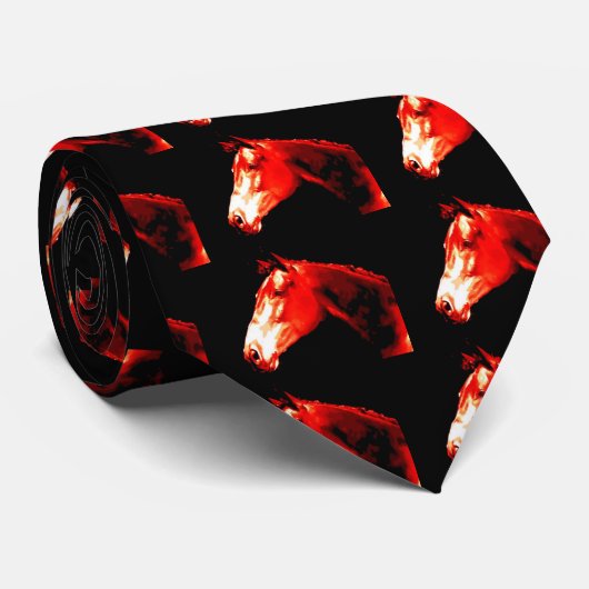 Pop Ross Krawatte (Gerollt)