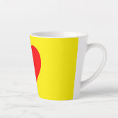 Pop Rotes Herz Milchtasse (Rechts)