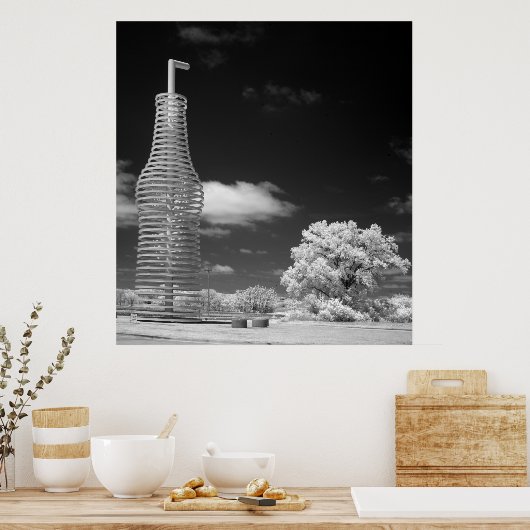 Pop Route 66 Restaurant und Geschenkladen Poster (Küche)