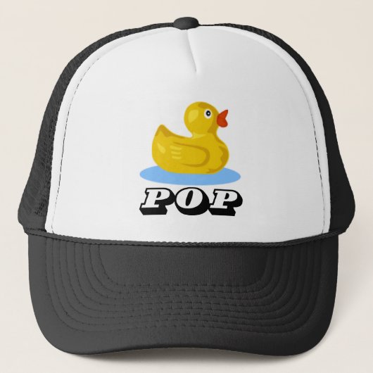 Pop Rubber Duck Truckerkappe (Vorderseite)