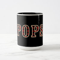 POP Rustikales Rotes Schwarzes Buffalo Schachbrett