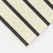 Pop - Schwarz, Grau und Creme Fleecedecke (Ecke)