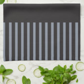 Pop - Schwarz, Grau und Creme Geschirrtuch (Gefaltet)