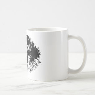 Pop Schwarz-Weiß-Schimpansen Kunst, Dichtung und M Kaffeetasse