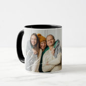 Pop Script Herzlichen Dank für jeden Augenblick Fo Tasse (Vorderseite Links)