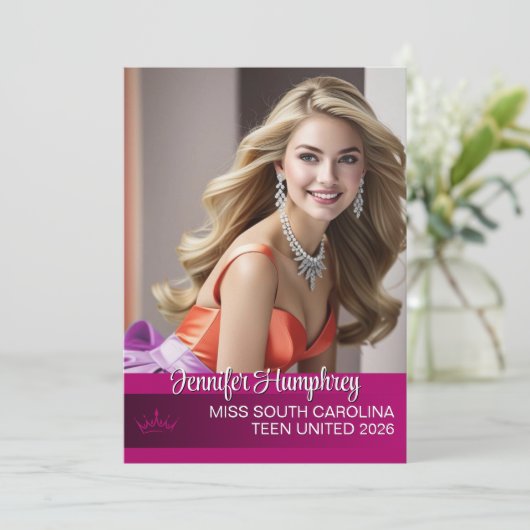 Pop-Seitenkarte Feiertagskarte (Stehend Vorderseite)