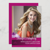 Pop-Seitenkarte Feiertagskarte (Vorne/Hinten)