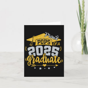 Pop Senior 2025 Proud-Pop einer Cl von 2025 Gradua Karte