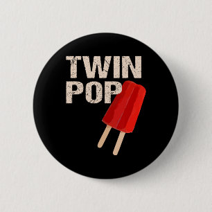 Pop Shirt Geschenk für Opa Twins Vater Vatertag Button