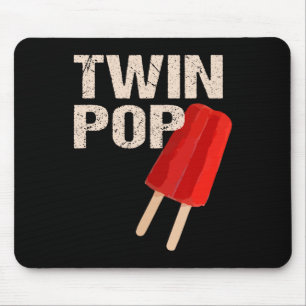 Pop Shirt Geschenk für Opa Twins Vater Vatertag Mousepad