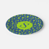 Pop Skulls Pappteller (Schrägansicht)