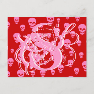 Pop Skulls Postkarte