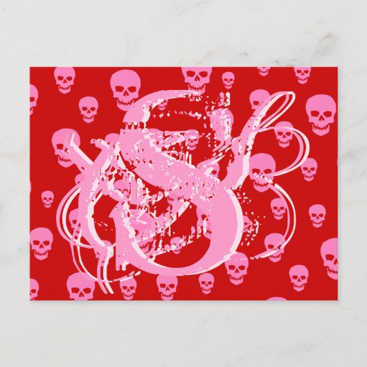 Pop Skulls Postkarte (Vorderseite)