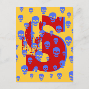 Pop Skulls Postkarte