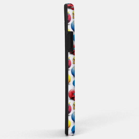 Pop Skulls Rosa Blau Gelb Case-Mate iPhone Hülle (Hinten/Rechts)