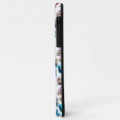 Pop Skulls Rosa Blau Gelb Case-Mate iPhone Hülle (Hinten/Links)