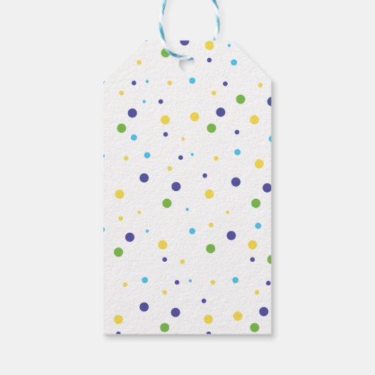 Pop Sommer GeburtstagsgeschenkTags Geschenkanhänger (Rückseite)