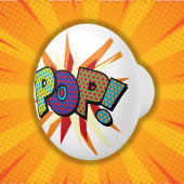 POP Spaß Cooles Retro Comic Pop Art Keramikknauf