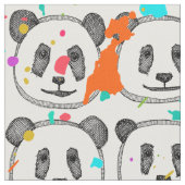 Pop Spritzer Panda Cookies Stoff (Nahaufnahme)