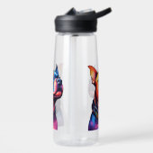 Pop Staffordshire Bull Terrier Art, Trinkflasche (Links)