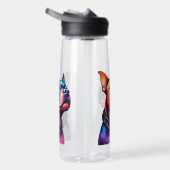 Pop Staffordshire Bull Terrier Art, Trinkflasche (Rechts)