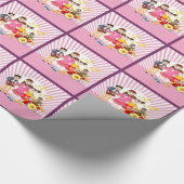 Pop Star Geburtstagsparty Geschenkpapier (Ecke)