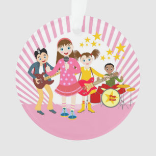 Pop Star Geburtstagsparty Ornament