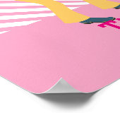 Pop Star Geburtstagsparty Poster (Ecke)