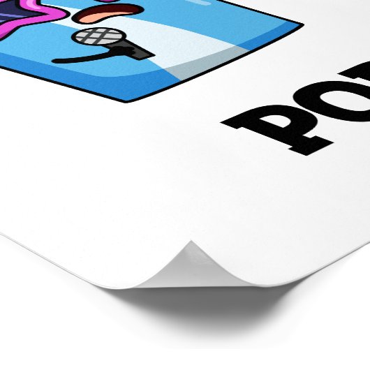 Pop Stars Funny Soda Pop Popcorn Pub Poster (Ecke)