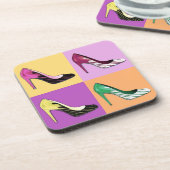 Pop Stiletto Pumps / Schuhe / High Heels Untersetzer (Linke Seite)