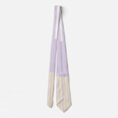 Pop - Streifen in Pastellfarben - Rosa, Gelb und L Krawatte (Rückseite)