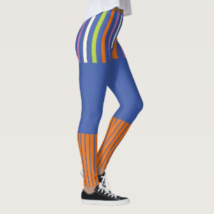 Pop-Streifen modern gestreift Leggings