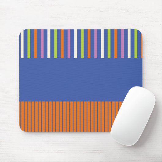 Pop-Streifen modern gestreift Mousepad (Mit Mouse)