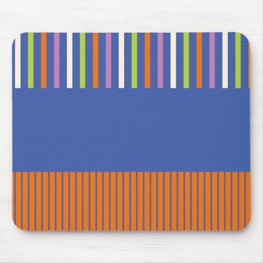 Pop-Streifen modern gestreift Mousepad (Vorne)