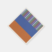 Pop-Streifen modern gestreift Serviette (Ecke)