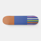 Pop-Streifen modern gestreift Skateboard (Horizontal)