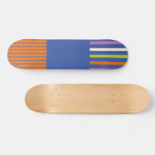 Pop-Streifen modern gestreift Skateboard (Horizontal)
