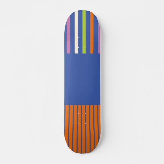Pop-Streifen modern gestreift Skateboard (Vorne)