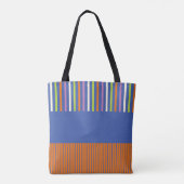 Pop-Streifen modern gestreift Tasche (Rückseite)