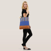 Pop-Streifen modern gestreift Tasche (Am Model)