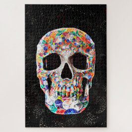 Pop Sugar Skull Art Balloons Design Puzzle