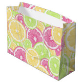 Pop Summer Große Geschenktüte (Rückseite Schrägansicht)