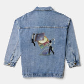 pop surrealism collage jeansjacke (Rückseite)