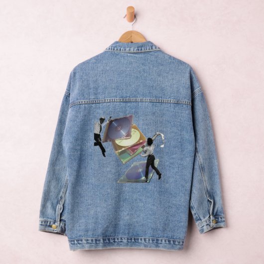 pop surrealism collage jeansjacke (Hangar)
