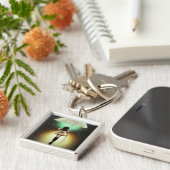 Pop Surrealismus Floating Umbrella Girl Schlüsselanhänger (Seite)