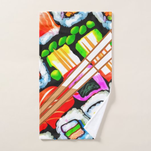 Pop Sushi Badhandtuch Set (Handtuch)