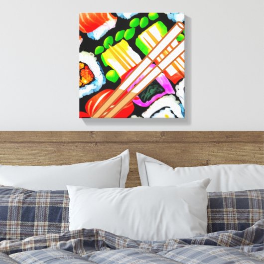 Pop Sushi Leinwanddruck (Insitu (Schlafzimmer))