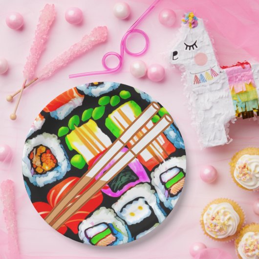 Pop Sushi Pappteller (Party)