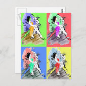 Pop Tango Postkarte (Vorne/Hinten)